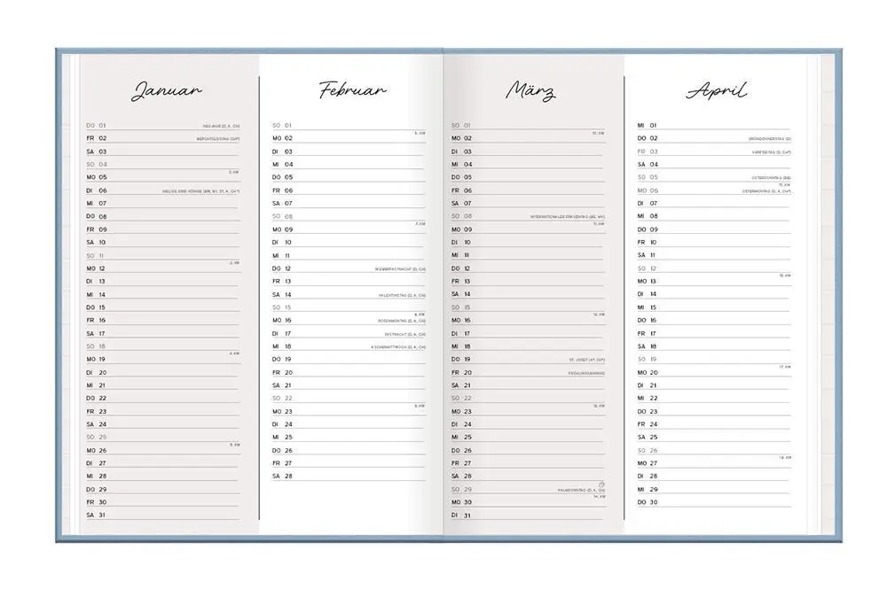 Bild: 9783986361334 | Lady-Terminplaner 2026 Dankbarkeits-Planer | Terminplaner Softcover