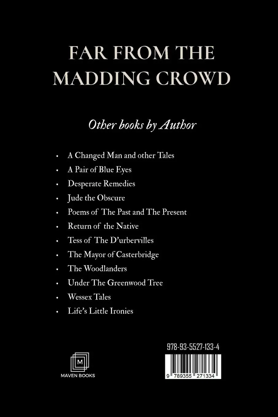 Rückseite: 9789355271334 | Far from the Madding Crowd | Thomas Hardy | Taschenbuch | Englisch