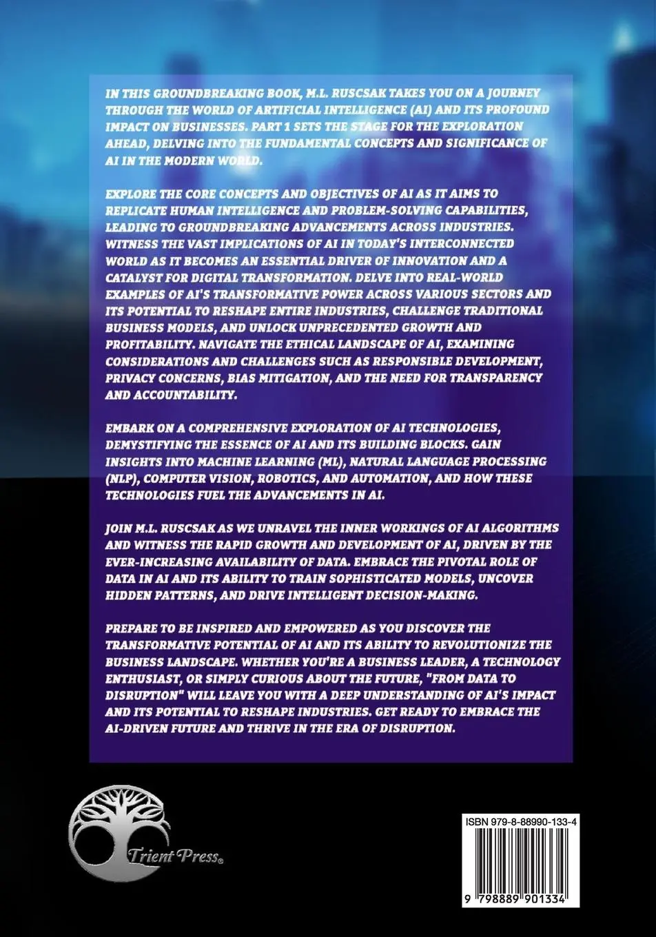 Rückseite: 9798889901334 | From Data to Disruption | How AI is Changing Business Forever | Buch