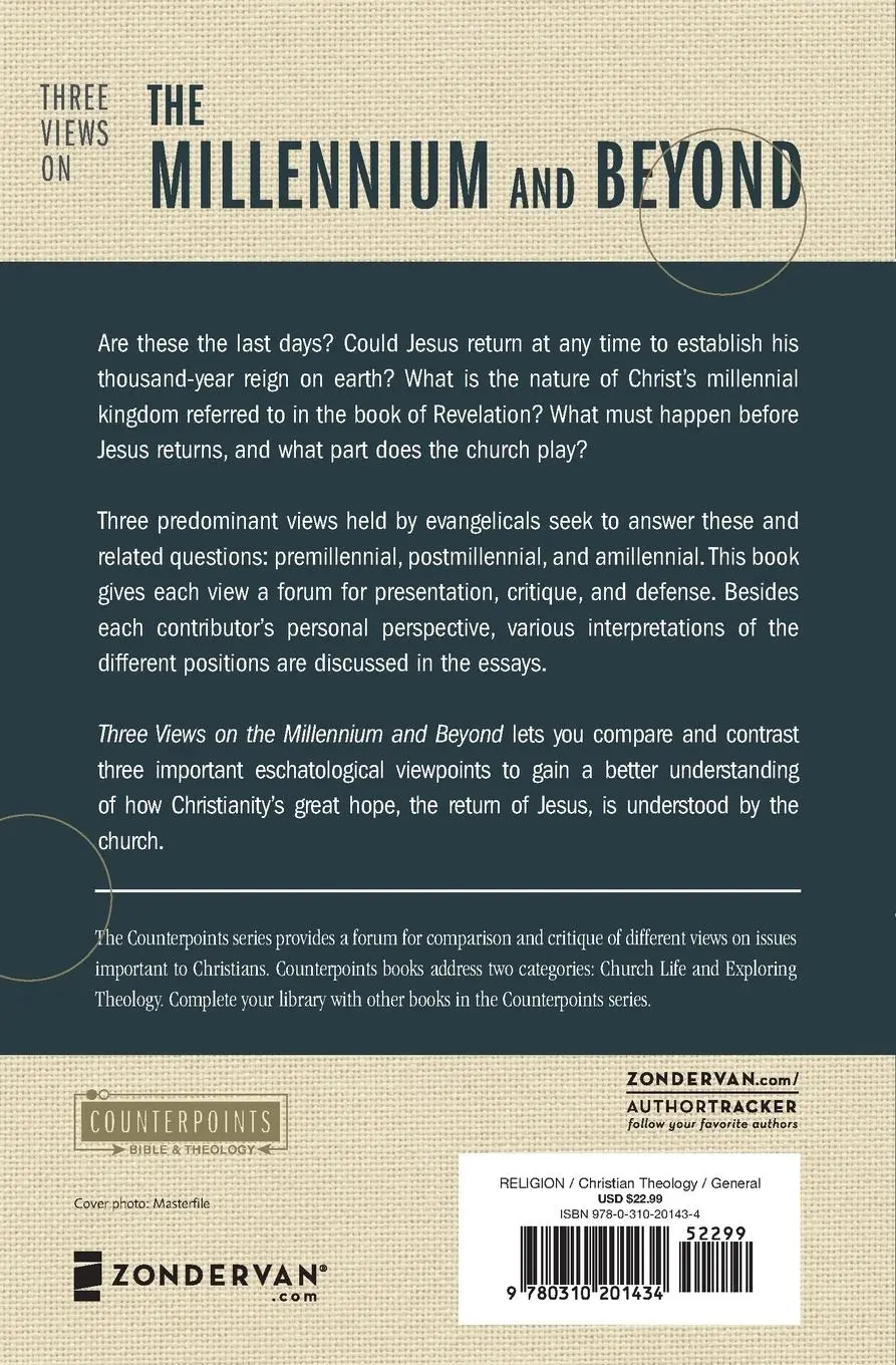 Rückseite: 9780310201434 | Three Views on the Millennium and Beyond | Craig A. Blaising | Buch
