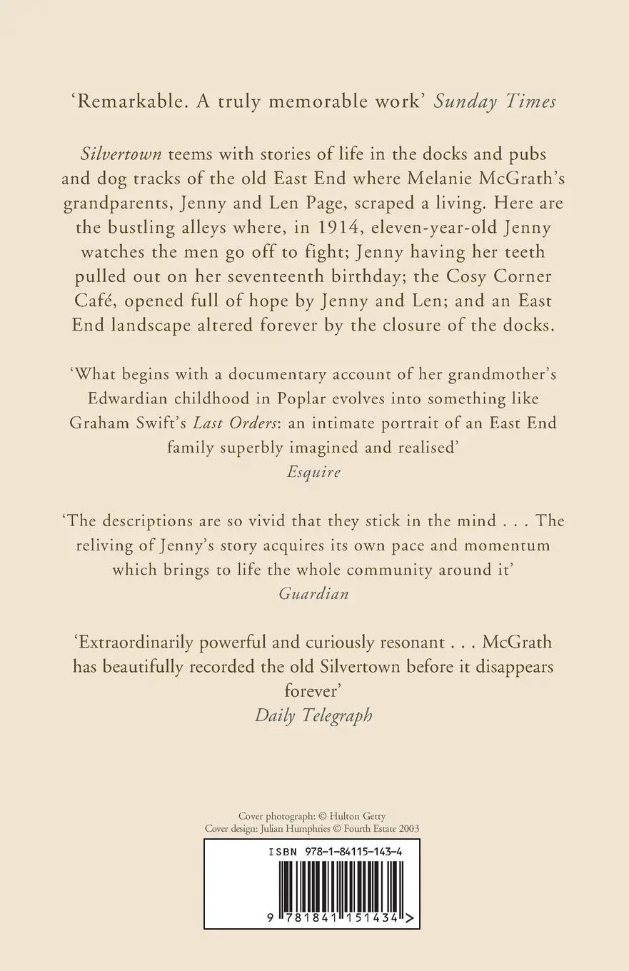 Rückseite: 9781841151434 | Silvertown | An East End Family Memoir | Melanie McGrath | Taschenbuch