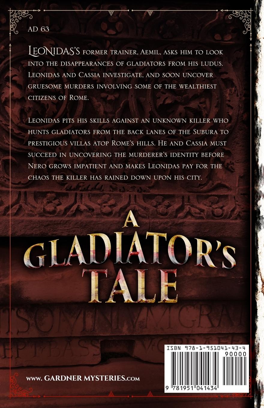 Rückseite: 9781951041434 | A Gladiator's Tale | A Mystery of Ancient Rome | Gardner (u. a.)