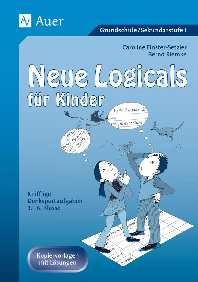 Cover: 9783403061434 | Neue Logicals für Kinder | Knifflige Denksportaufgaben, 3. - 6. Klasse Cover: 9783403061434 | Neue Logicals für Kinder | Knifflige Denksportaufgaben, 3. - 6. Klasse