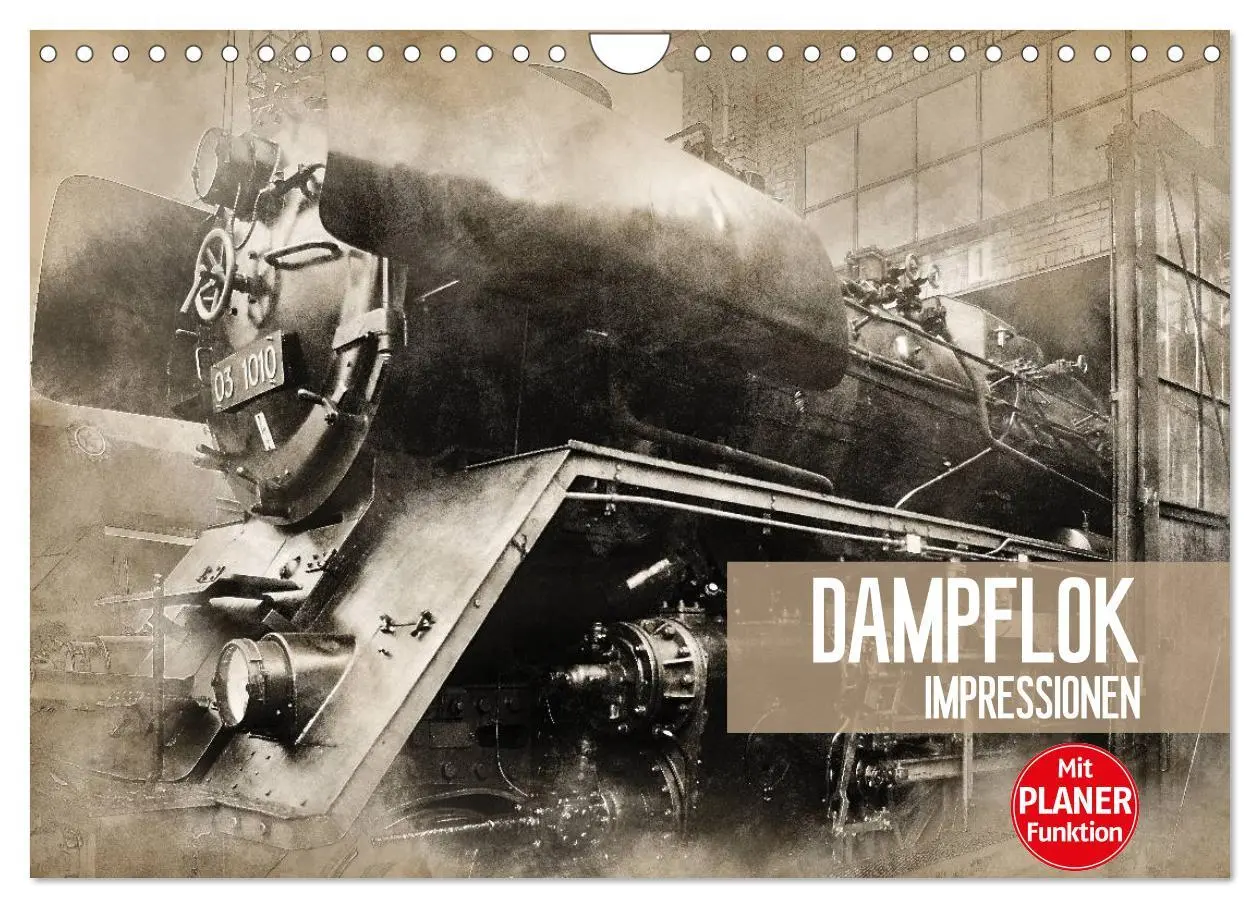 Cover: 9783457901434 | Dampflok Impressionen (Wandkalender 2026 DIN A4 quer), CALVENDO...