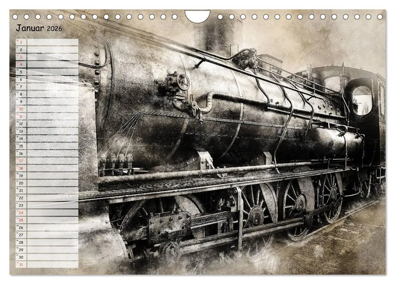 Bild: 9783457901434 | Dampflok Impressionen (Wandkalender 2026 DIN A4 quer), CALVENDO...