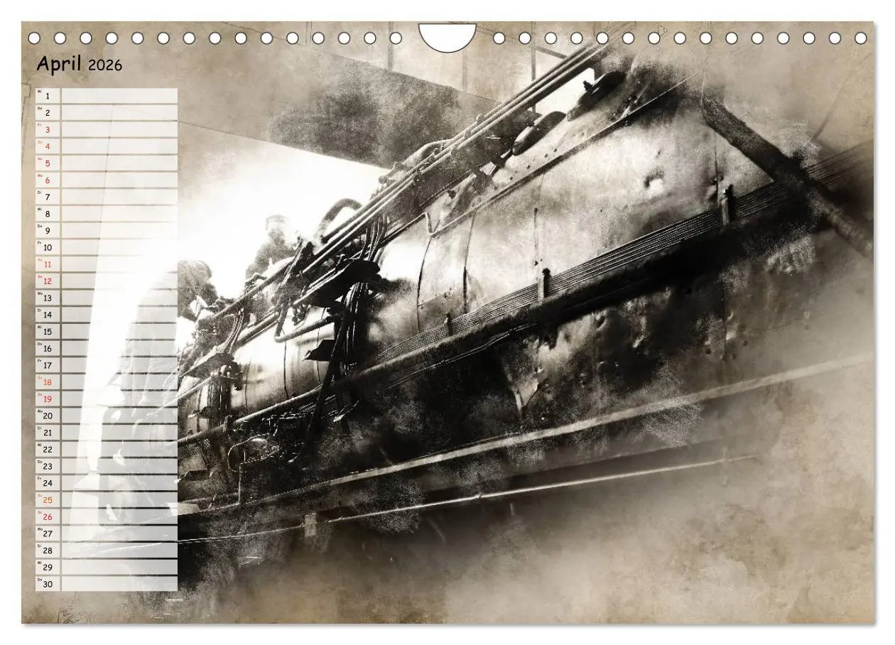 Bild: 9783457901434 | Dampflok Impressionen (Wandkalender 2026 DIN A4 quer), CALVENDO...