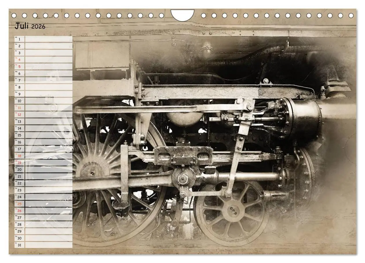 Bild: 9783457901434 | Dampflok Impressionen (Wandkalender 2026 DIN A4 quer), CALVENDO...