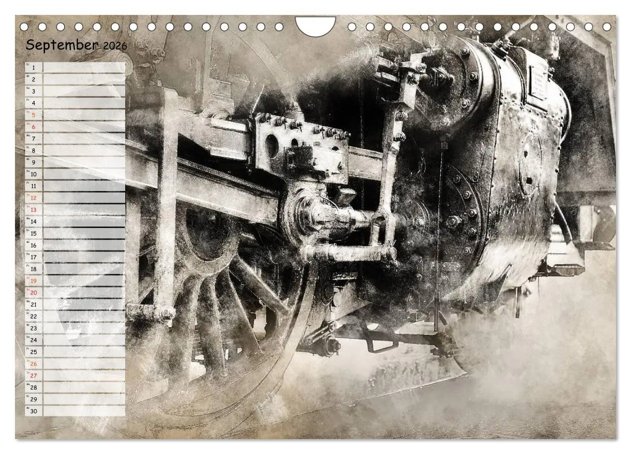 Bild: 9783457901434 | Dampflok Impressionen (Wandkalender 2026 DIN A4 quer), CALVENDO...