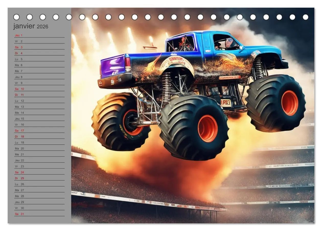 Bild: 9783516541434 | Monster trucks La confrontation ultime (Calendrier de bureau 2026...