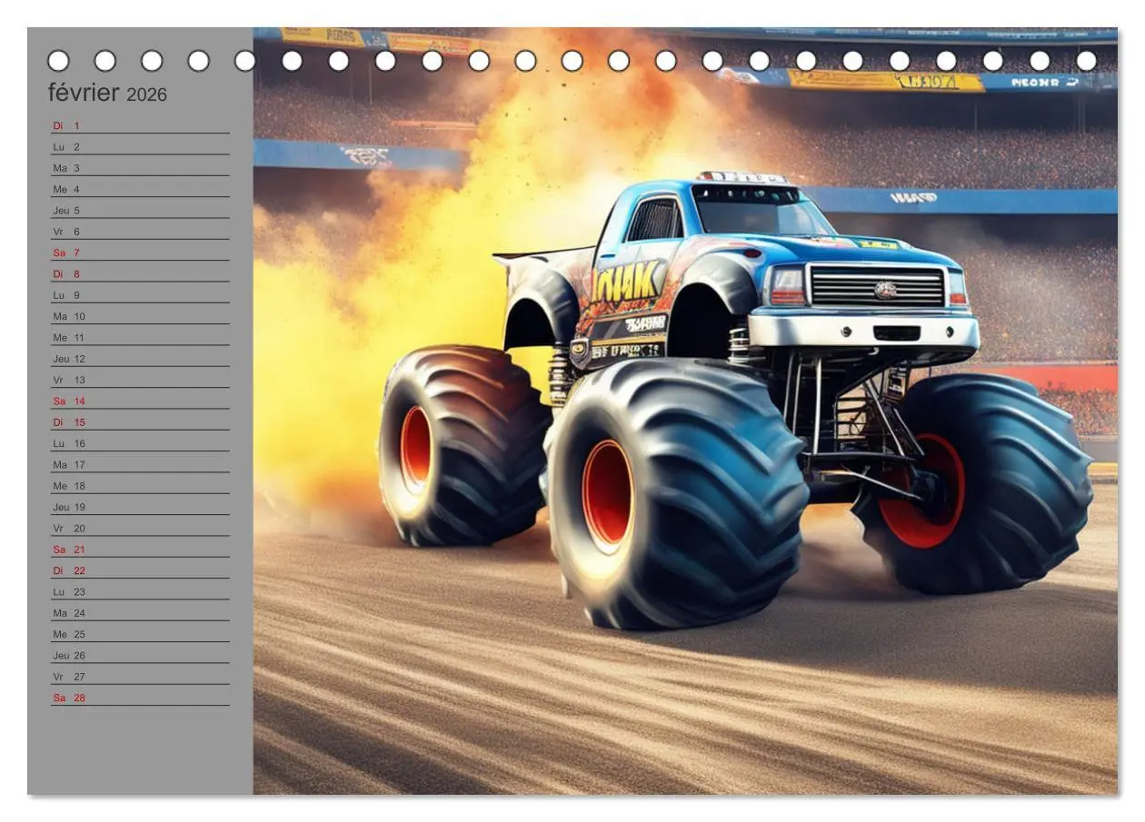 Bild: 9783516541434 | Monster trucks La confrontation ultime (Calendrier de bureau 2026...