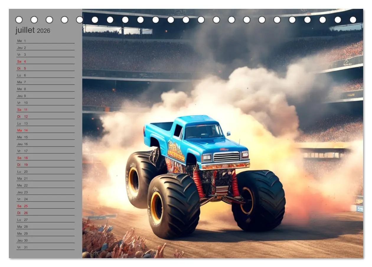 Bild: 9783516541434 | Monster trucks La confrontation ultime (Calendrier de bureau 2026...