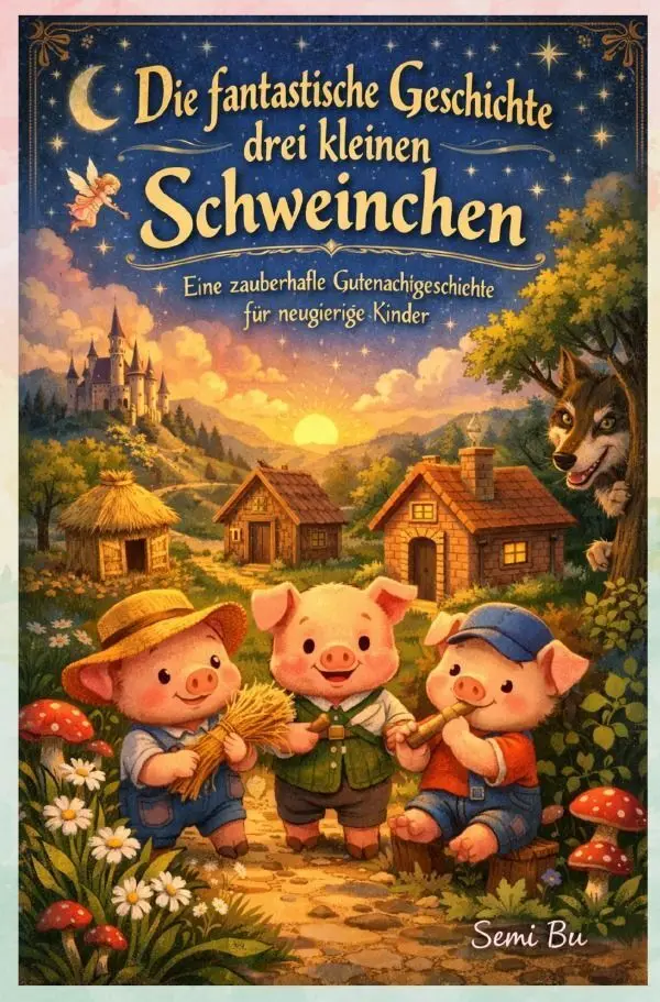 Cover: 9783565431434 | Die fantastische Geschichte der drei kleinen Schweinchen | Semi Bu