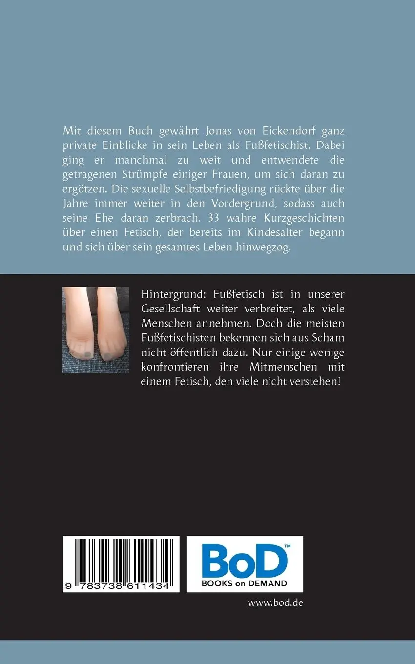 Rückseite: 9783738611434 | Erwischt! | Die geheimen Bekenntnisse eines Fußfetischisten | Buch