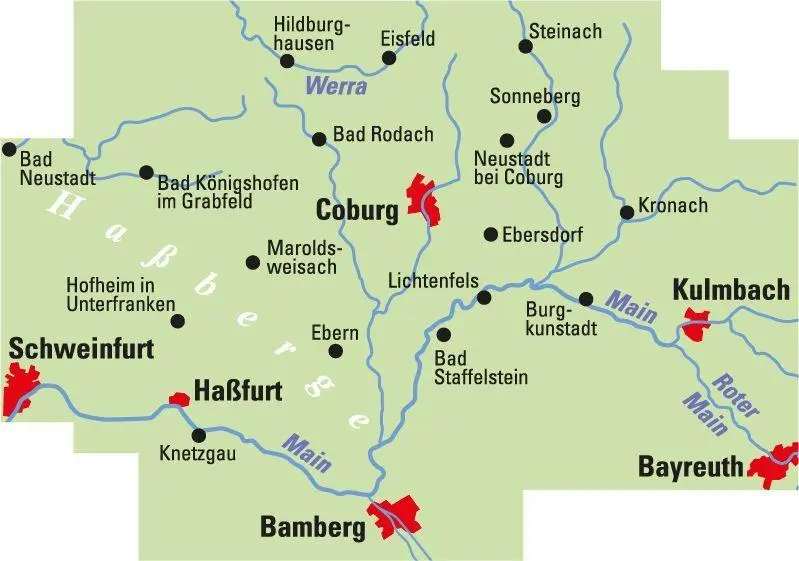 Bild: 9783969901434 | ADFC-Regionalkarte Coburg Bamberg, 1:75.000, mit...