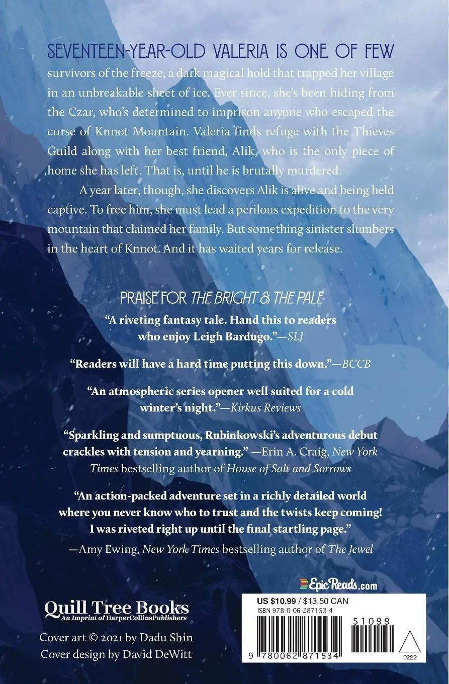 Rückseite: 9780062871534 | Bright &amp; the Pale, The | Jessica Rubinkowski | Taschenbuch | Englisch