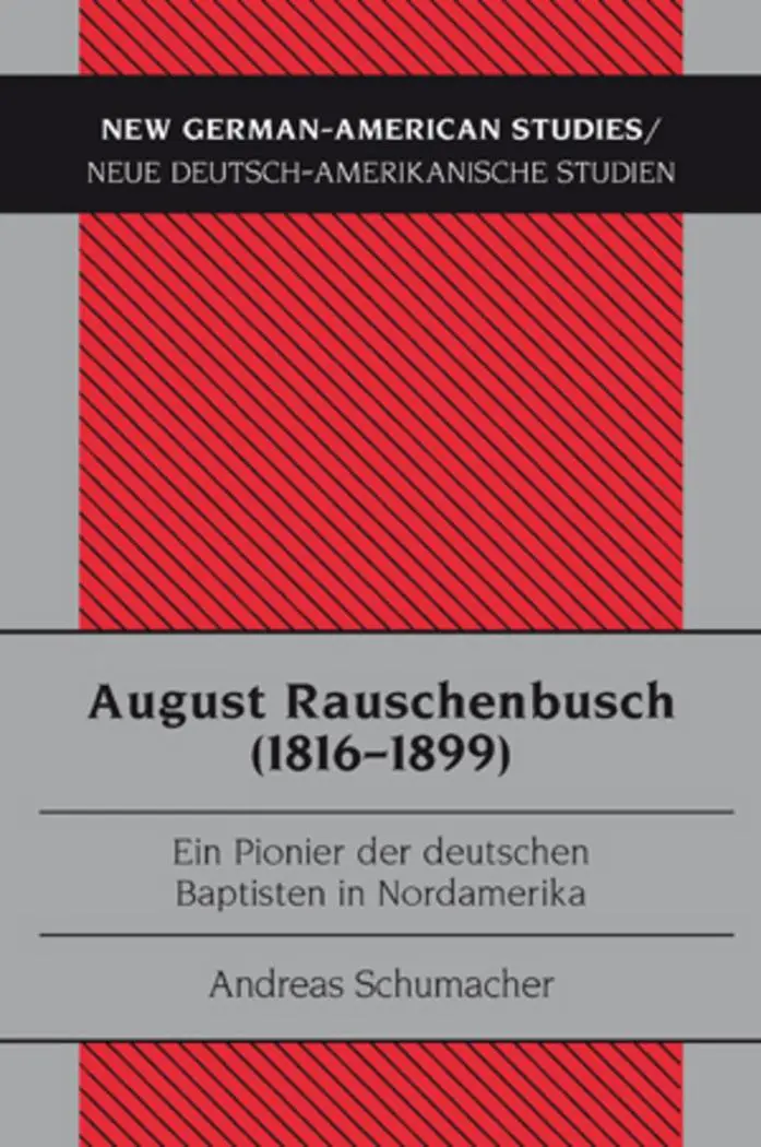 Cover: 9783034301534 | August Rauschenbusch (1816-1899) | Andreas Schumacher | Taschenbuch