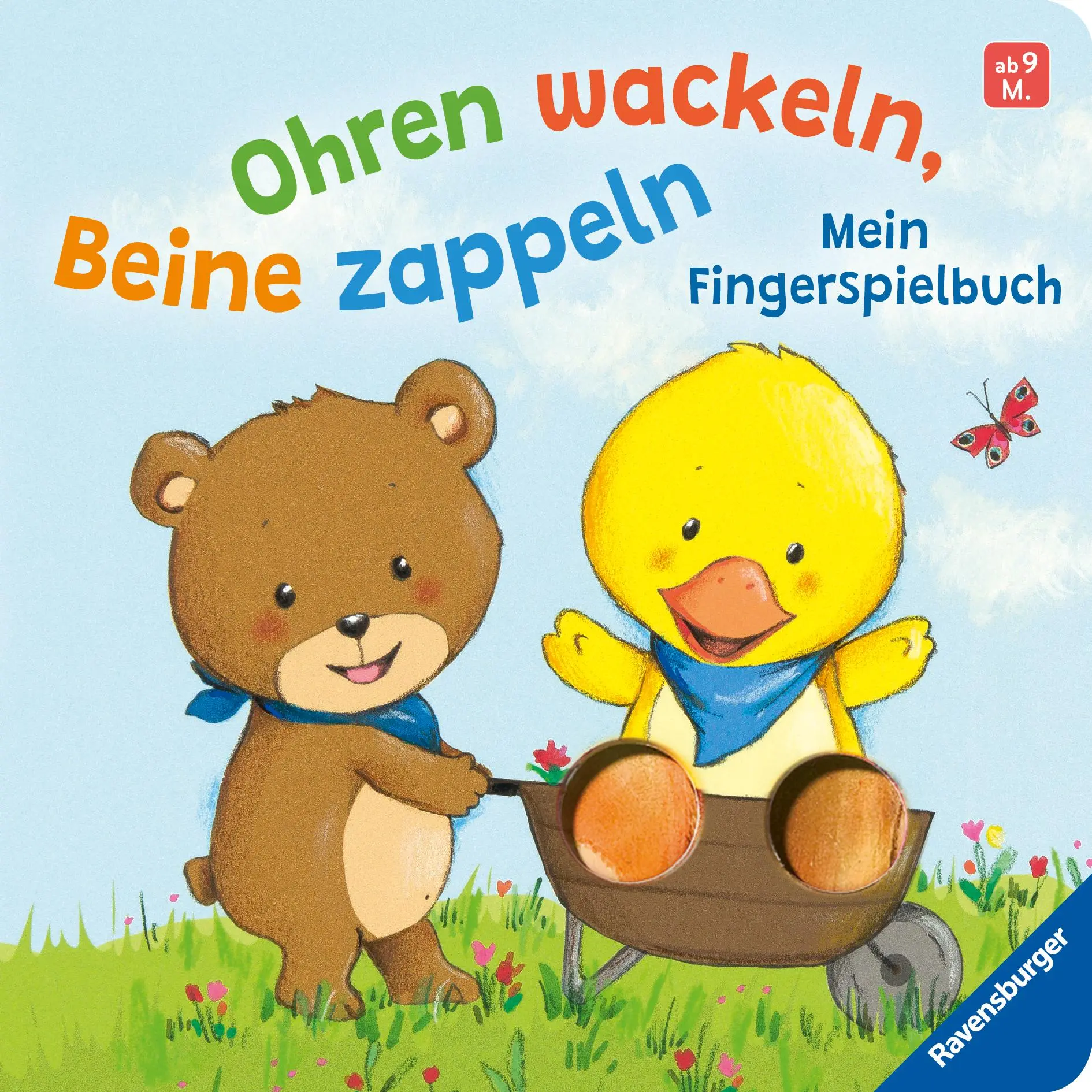 Cover: 9783473421534 | Ohren wackeln, Beine zappeln | Mein Fingerspielbuch | Miriam Cordes