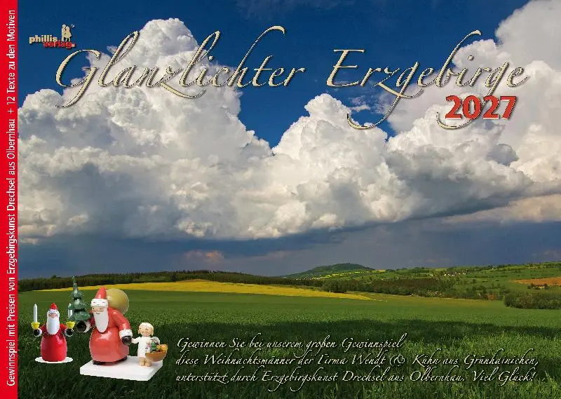 Cover: 9783957561534 | Glanzlichter Erzgebirge 2027 | Jörg Neubert | Kalender | Deutsch