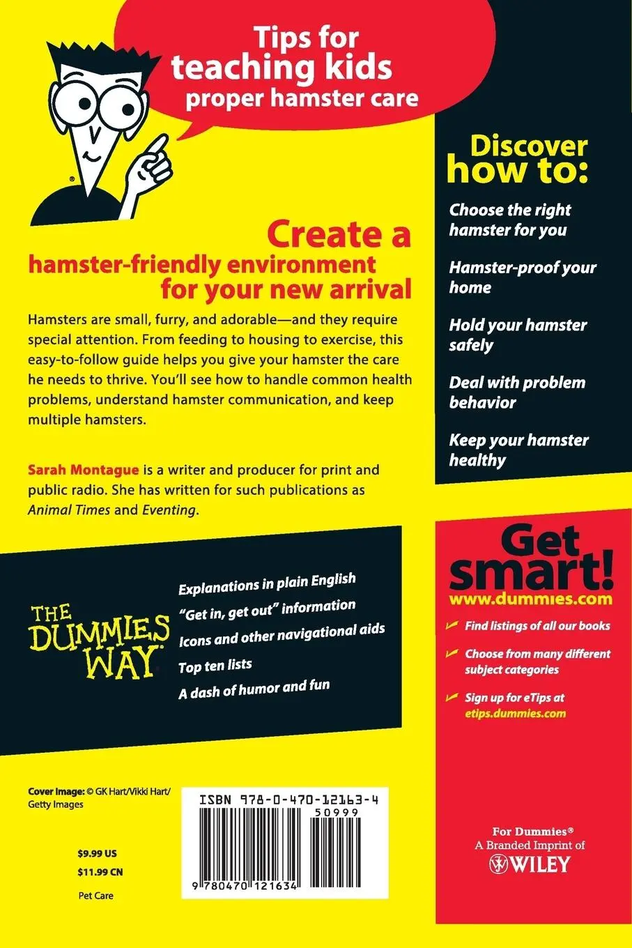 Rückseite: 9780470121634 | Hamsters for Dummies | Sarah Montague | Taschenbuch | 100 S. | 2007