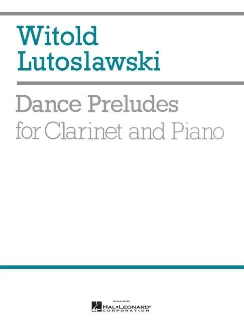 Cover: 9780711921634 | Dance Preludes | Clarinet and Piano | Witold Lutoslawski | Taschenbuch