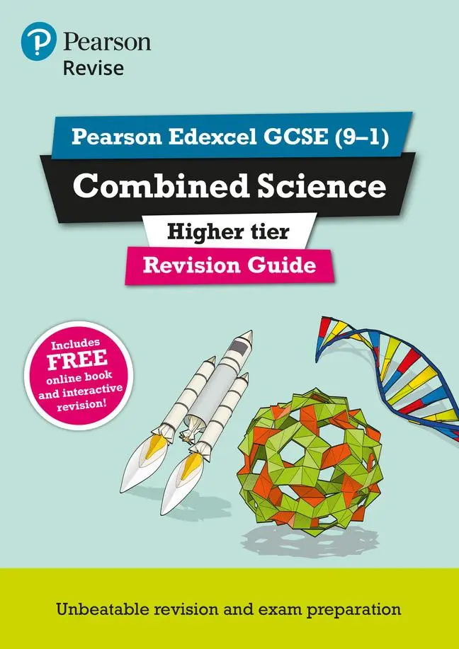 Cover: 9781292131634 | Pearson REVISE Edexcel GCSE Combined Science (Higher) Revision...