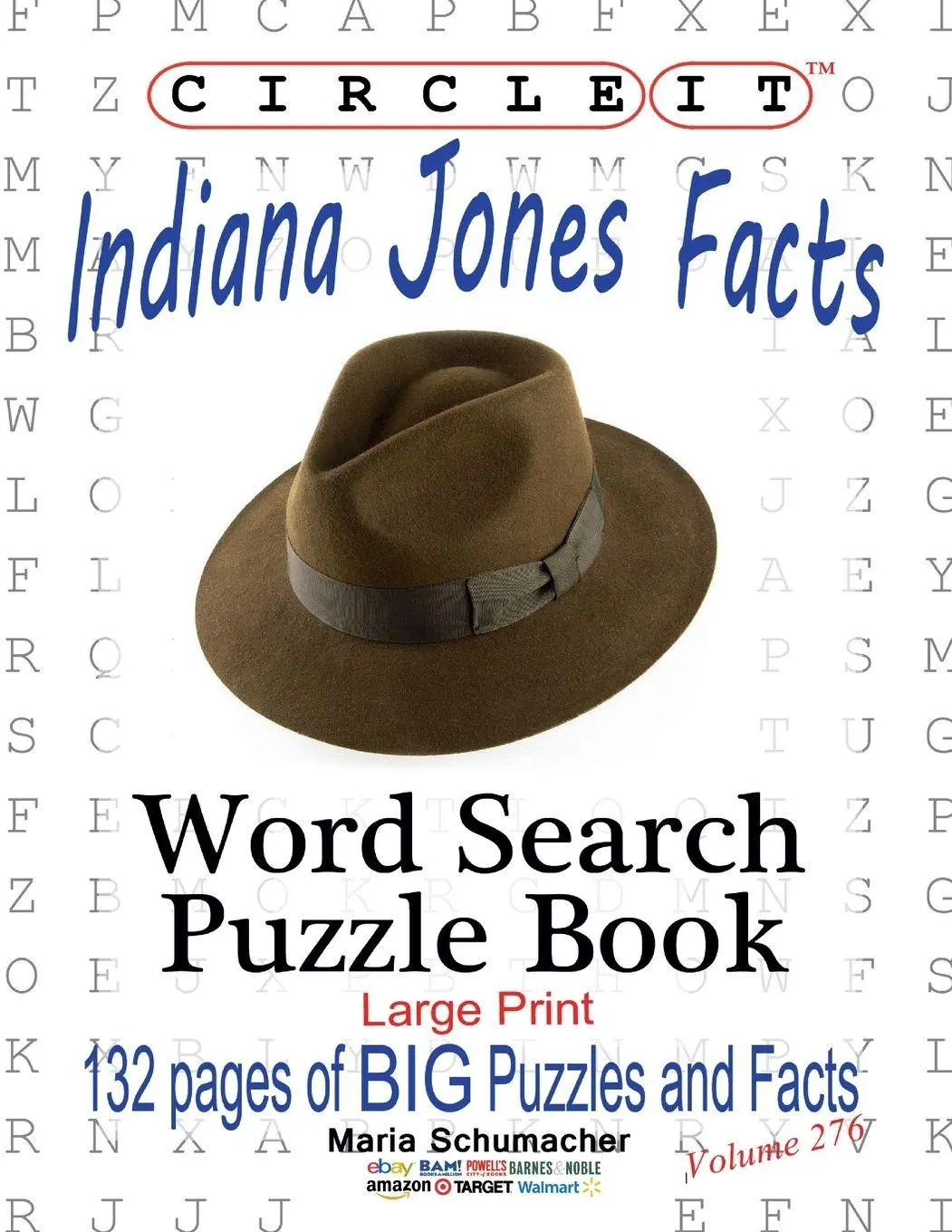 Cover: 9781950961634 | Circle It, Indiana Jones Facts, Word Search, Puzzle Book | Llc (u. a.)