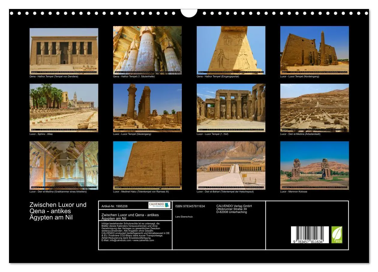 Bild: 9783457811634 | Zwischen Luxor und Qena - antikes Ägypten am Nil (Wandkalender 2026...