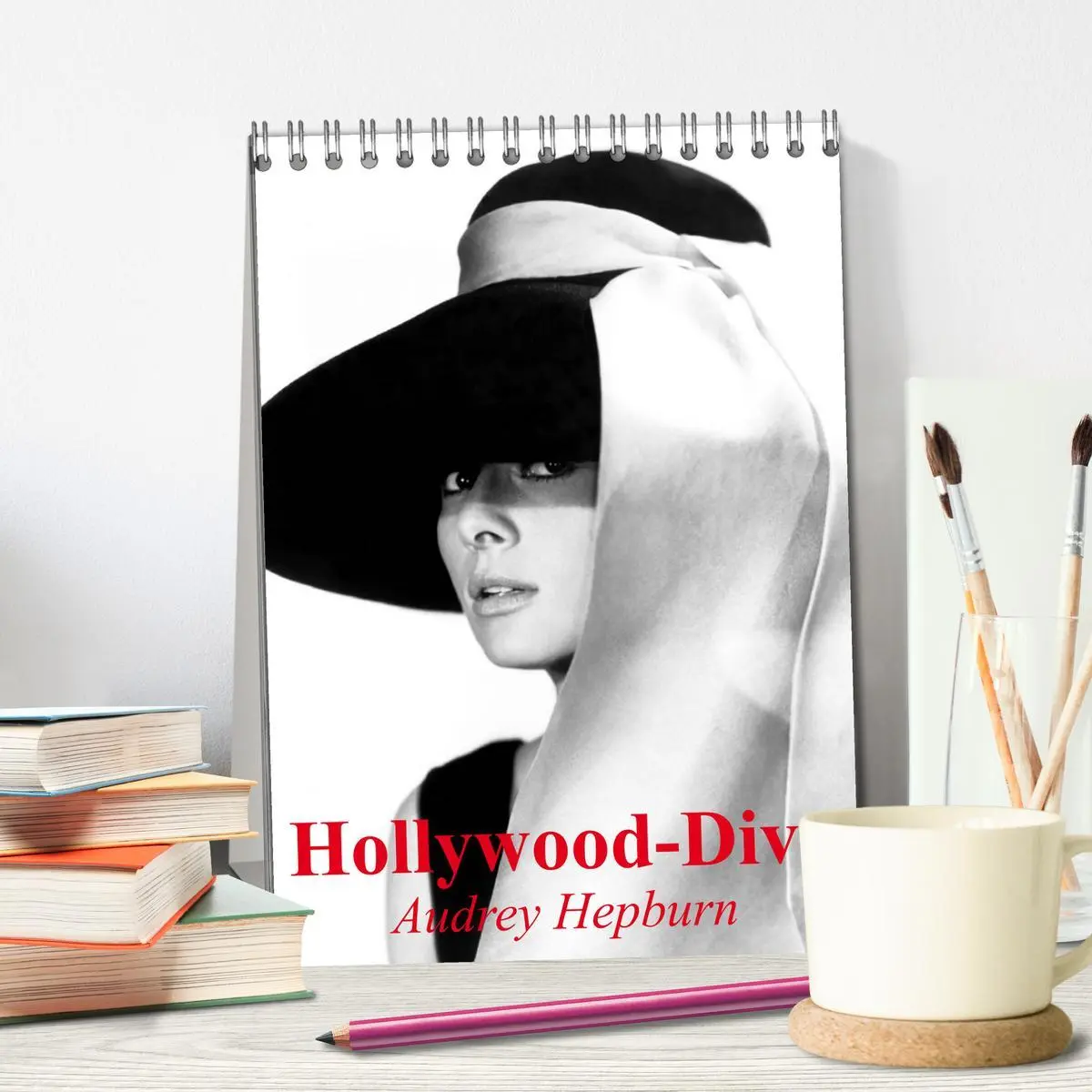 Bild: 9783516451634 | Hollywood-Diva - Audrey Hepburn (Tischkalender 2026 DIN A5 hoch),...