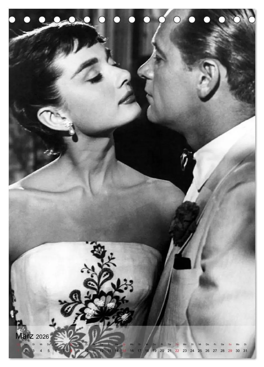 Bild: 9783516451634 | Hollywood-Diva - Audrey Hepburn (Tischkalender 2026 DIN A5 hoch),...