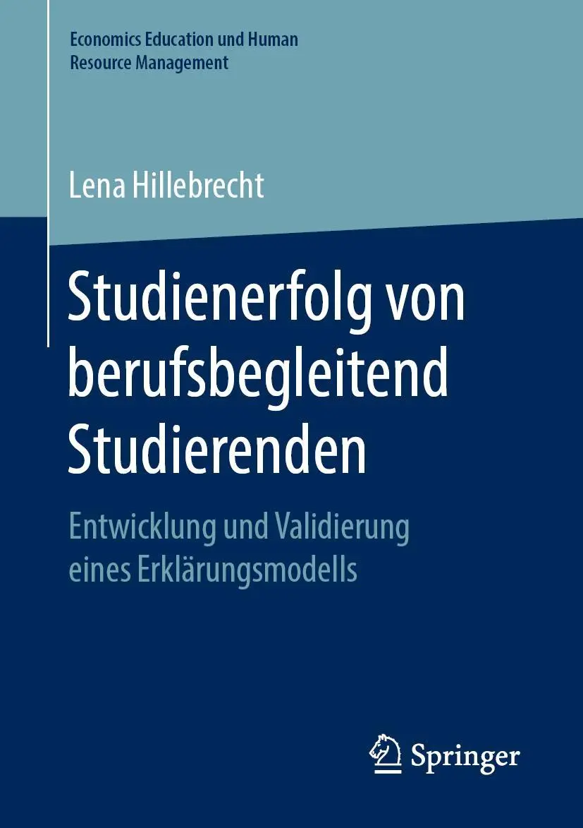 Cover: 9783658261634 | Studienerfolg von berufsbegleitend Studierenden | Lena Hillebrecht