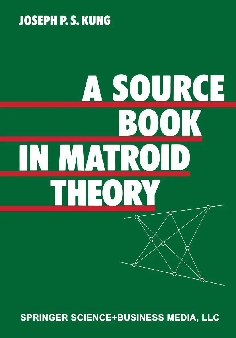 Cover: 9780817631734 | A Source Book in Matroid Theory | Kung | Taschenbuch | 413 S. | 1985
