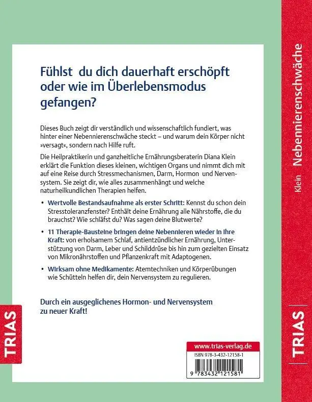 Bild: 9783432121734 | Naturheilpraxis Nebennierenschwäche | Diana Klein | Taschenbuch | 2026