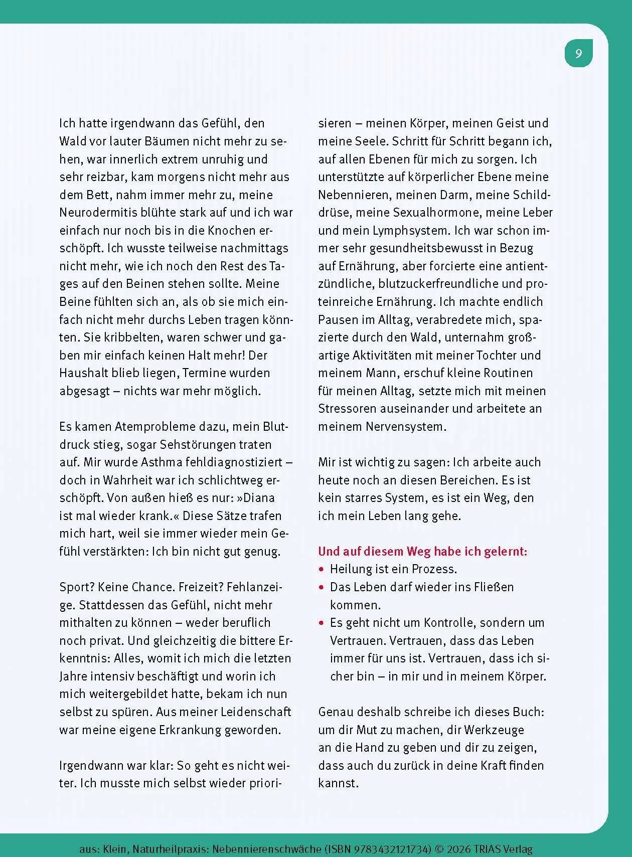 Bild: 9783432121734 | Naturheilpraxis Nebennierenschwäche | Diana Klein | Taschenbuch | 2026