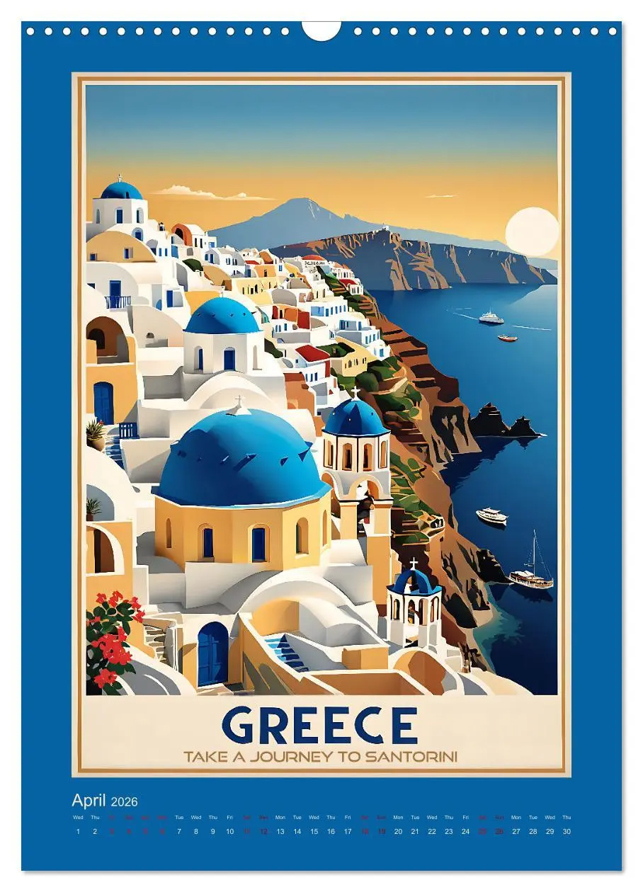 Bild: 9783457281734 | World Travel Posters - Nostalgic Trip Around the Globe (Wall...