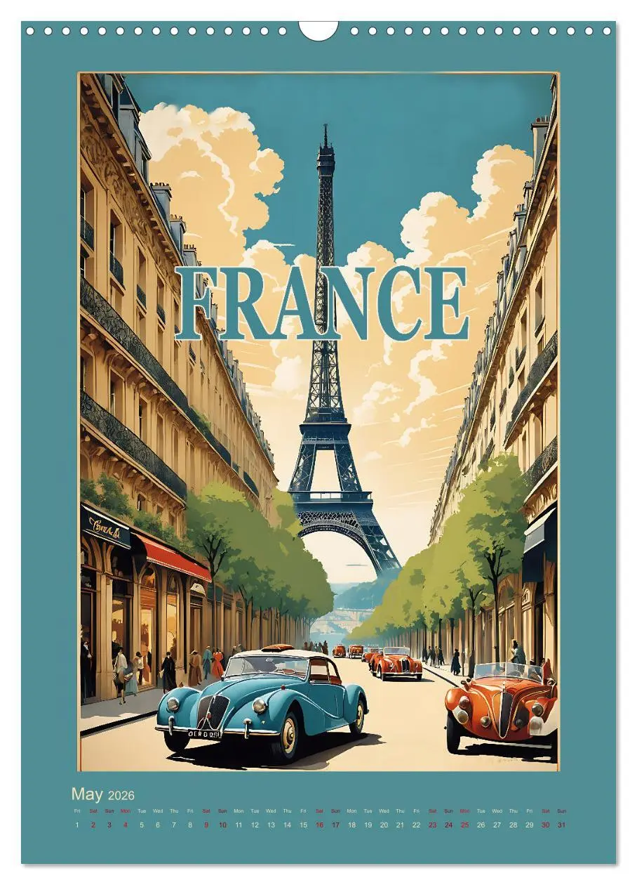 Bild: 9783457281734 | World Travel Posters - Nostalgic Trip Around the Globe (Wall...