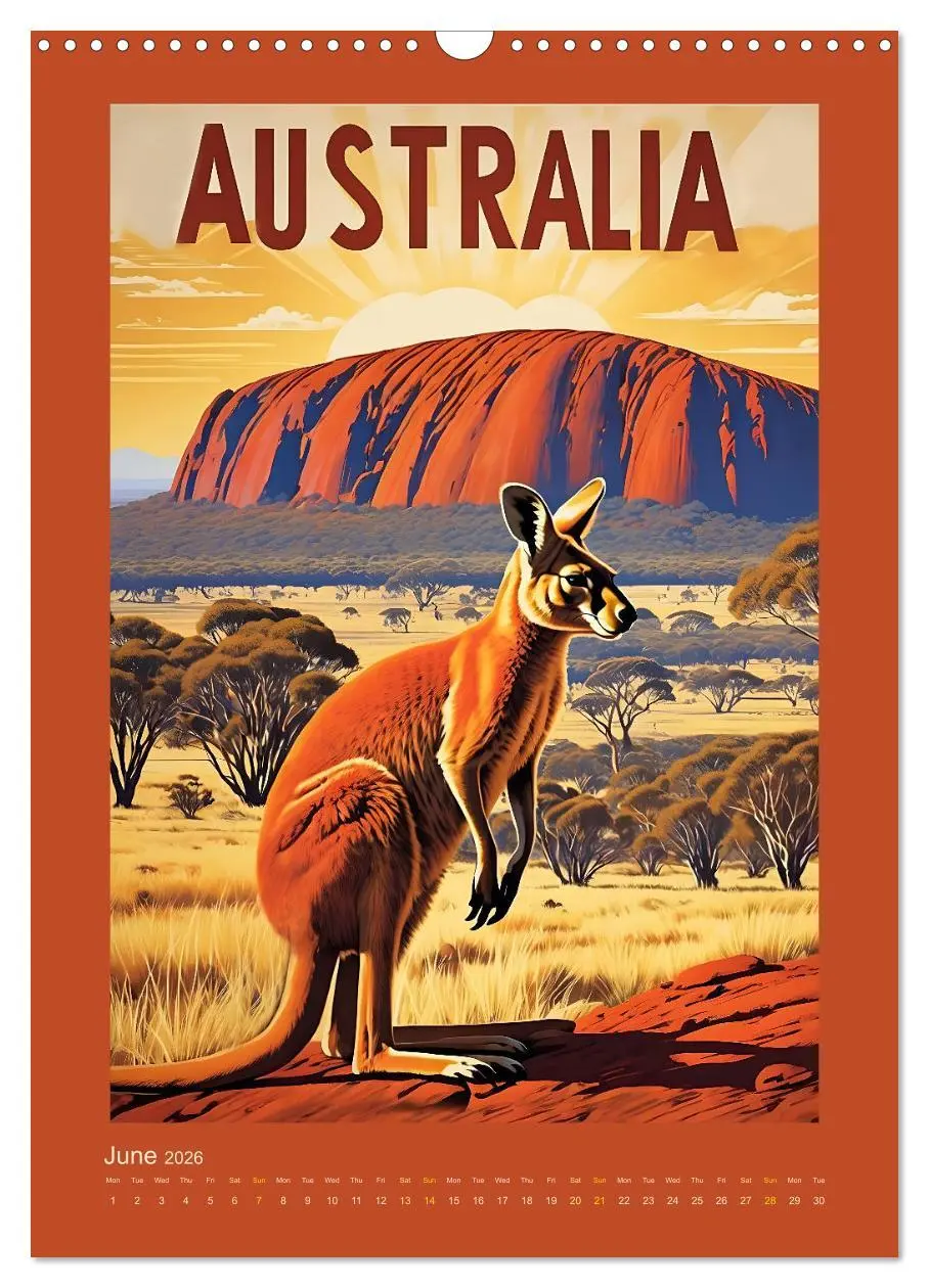 Bild: 9783457281734 | World Travel Posters - Nostalgic Trip Around the Globe (Wall...