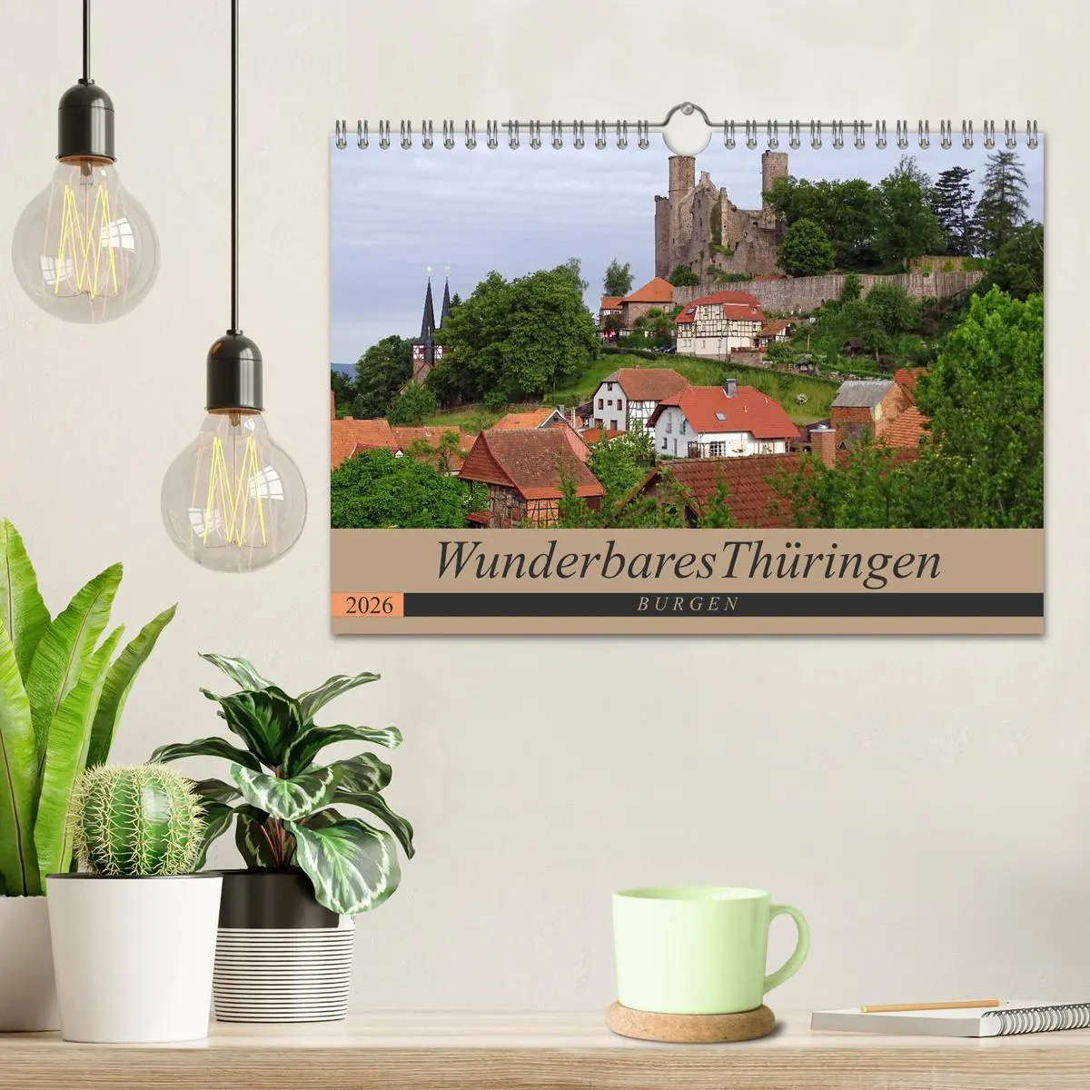 Bild: 9783516061734 | Wunderbares Thüringen - Burgen (Wandkalender 2026 DIN A4 quer),...