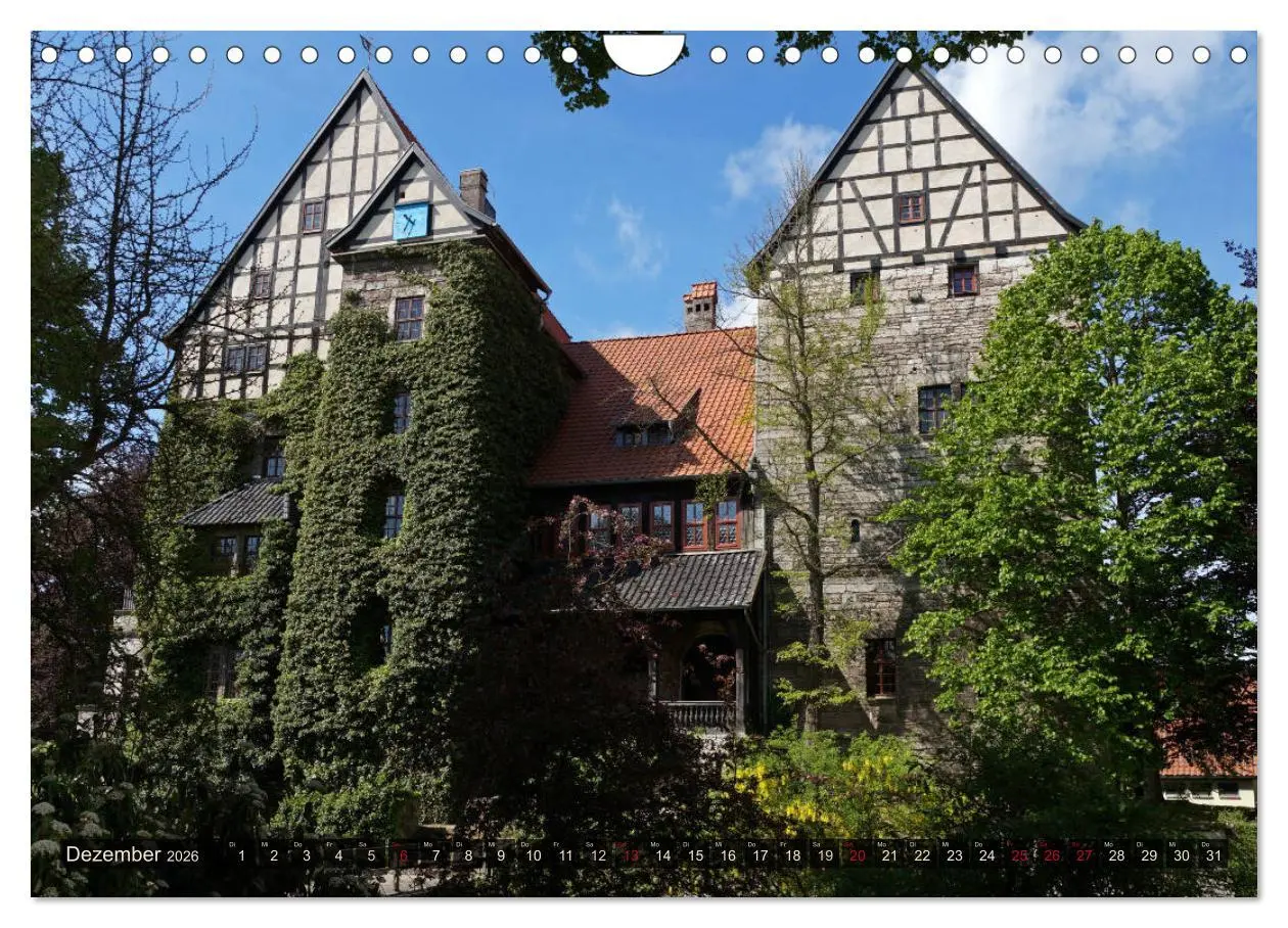 Bild: 9783516061734 | Wunderbares Thüringen - Burgen (Wandkalender 2026 DIN A4 quer),...