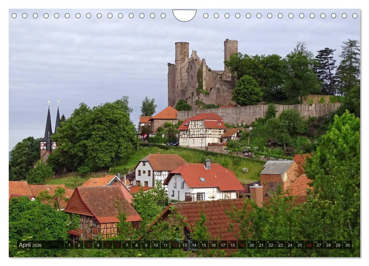 Bild: 9783516061734 | Wunderbares Thüringen - Burgen (Wandkalender 2026 DIN A4 quer),...