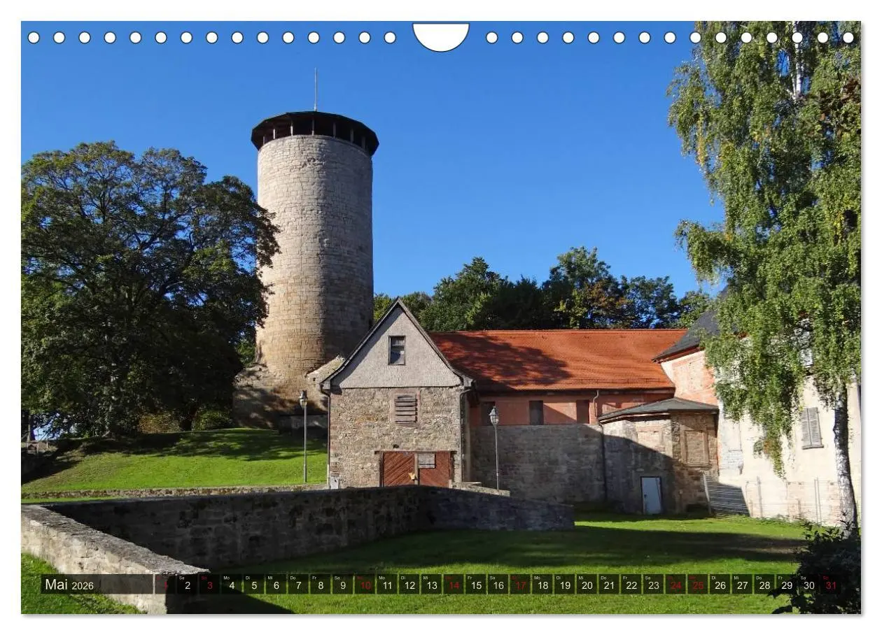 Bild: 9783516061734 | Wunderbares Thüringen - Burgen (Wandkalender 2026 DIN A4 quer),...