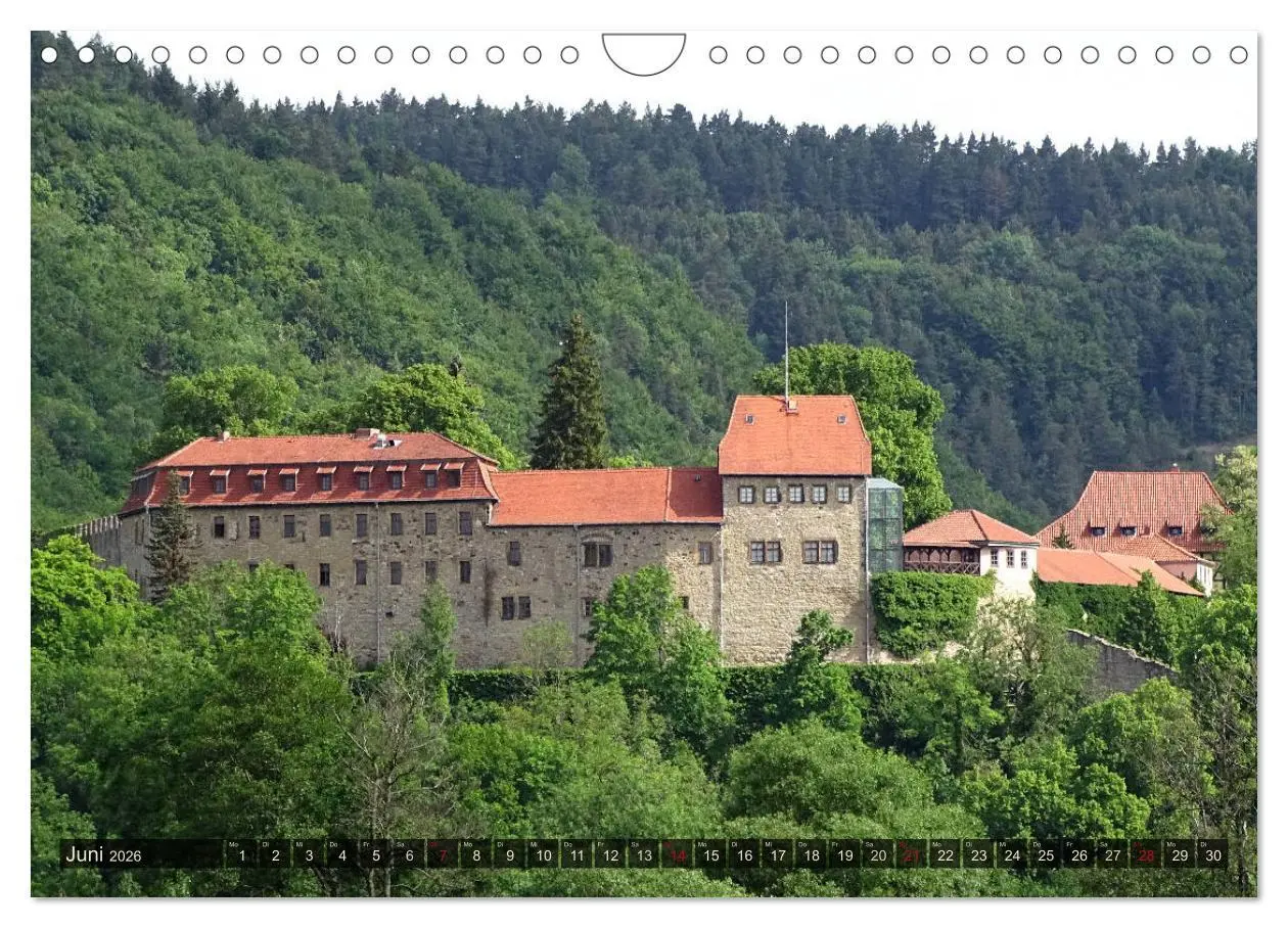 Bild: 9783516061734 | Wunderbares Thüringen - Burgen (Wandkalender 2026 DIN A4 quer),...