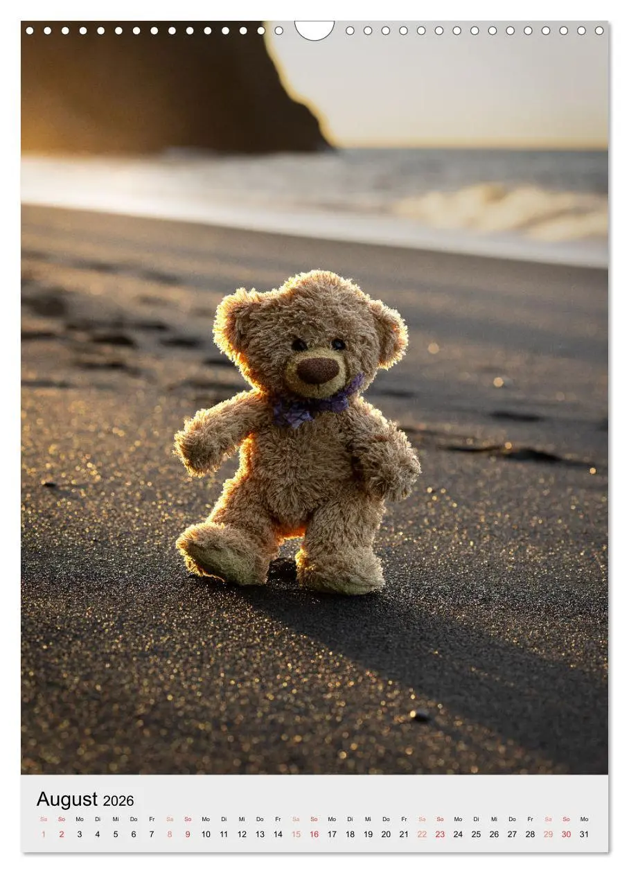 Bild: 9783516371734 | Travelling Teddy in Island (Wandkalender 2026 DIN A3 hoch),...