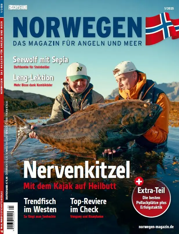 Cover: 9783897151734 | Norwegen Magazin 1/25 + DVD | Redaktion FISCH UND FANG | Taschenbuch