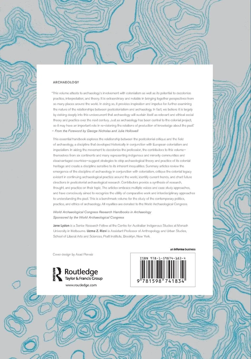 Rückseite: 9781598741834 | Handbook of Postcolonial Archaeology | Jane Lydon (u. a.) | Buch
