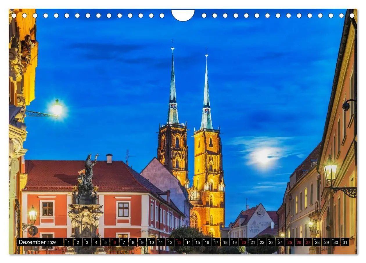 Bild: 9783457961834 | Ein Wochenende in Breslau (Wandkalender 2026 DIN A4 quer), CALVENDO...