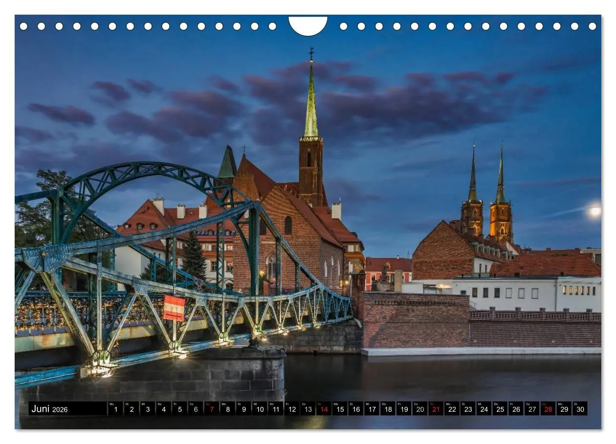 Bild: 9783457961834 | Ein Wochenende in Breslau (Wandkalender 2026 DIN A4 quer), CALVENDO...
