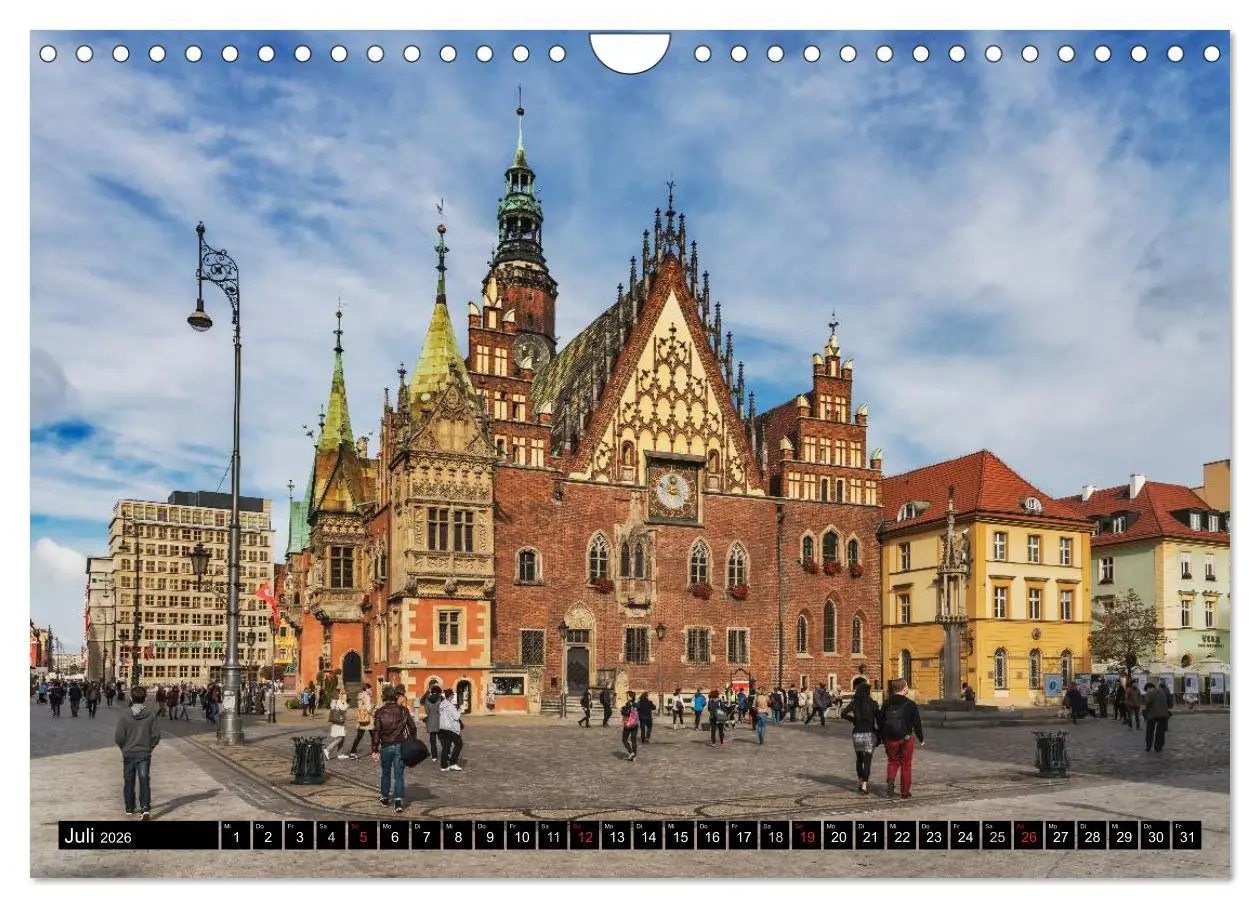 Bild: 9783457961834 | Ein Wochenende in Breslau (Wandkalender 2026 DIN A4 quer), CALVENDO...