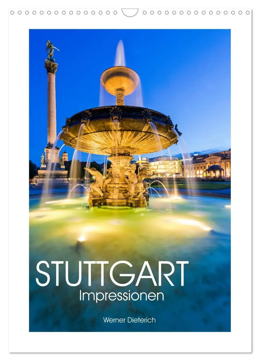 Cover: 9783516431834 | STUTTGART Impressionen (Wandkalender 2026 DIN A3 hoch), CALVENDO...