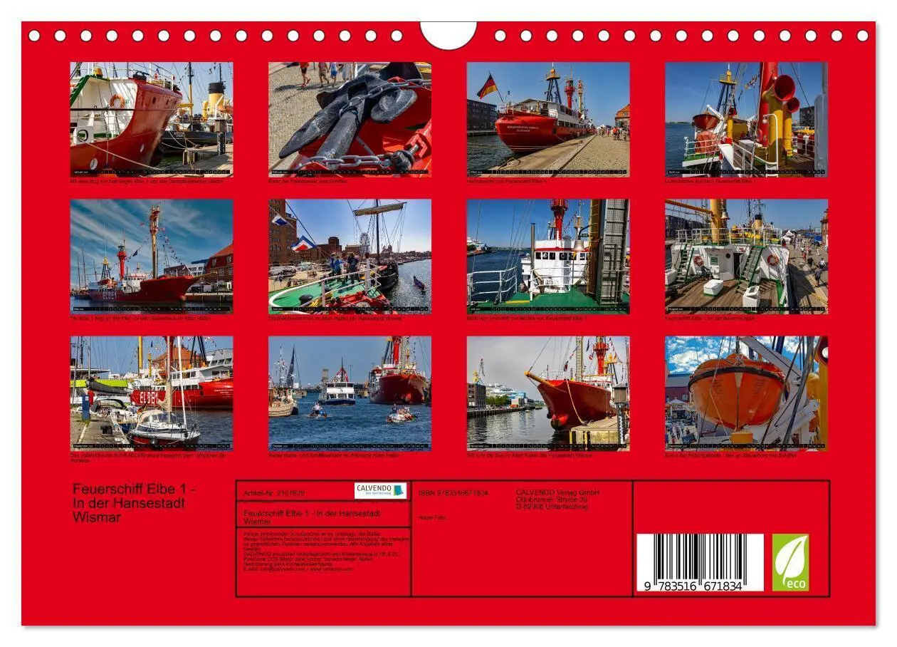 Bild: 9783516671834 | Feuerschiff Elbe 1 - In der Hansestadt Wismar (Wandkalender 2026...