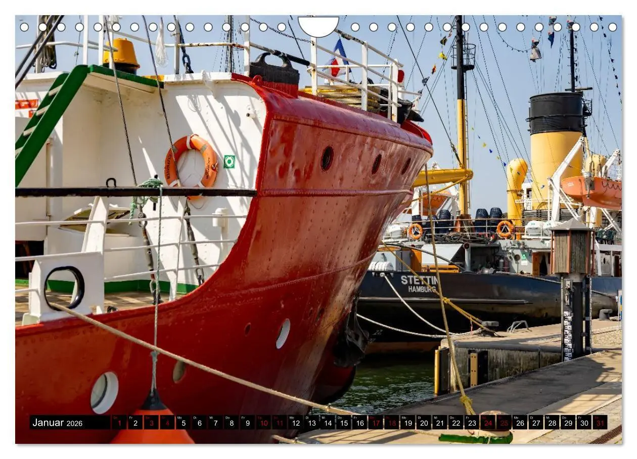 Bild: 9783516671834 | Feuerschiff Elbe 1 - In der Hansestadt Wismar (Wandkalender 2026...